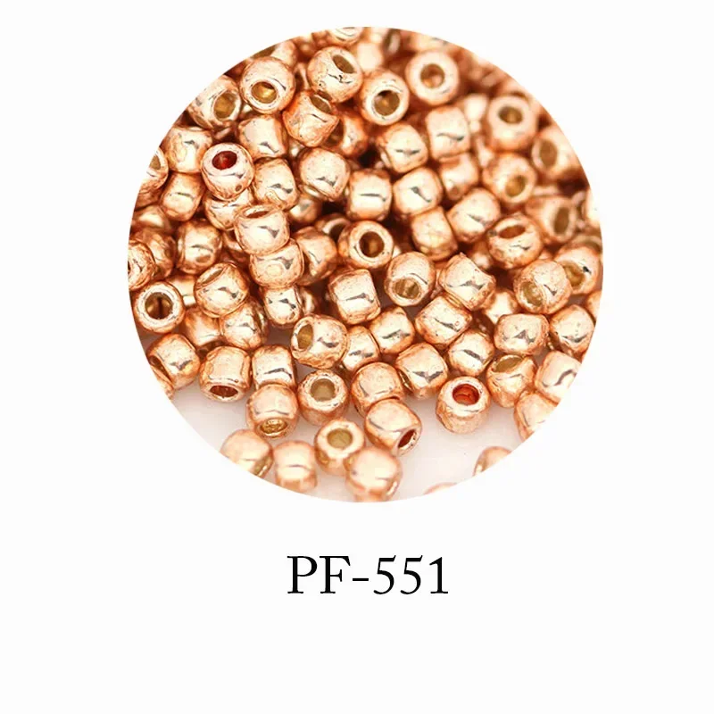 2MM TOHO Round Glass Beads Japan PF557 for Diy Metallic Color Opaque Bronze Women Handmade Jewelry Making 510 Pieces glass beads metallic beads