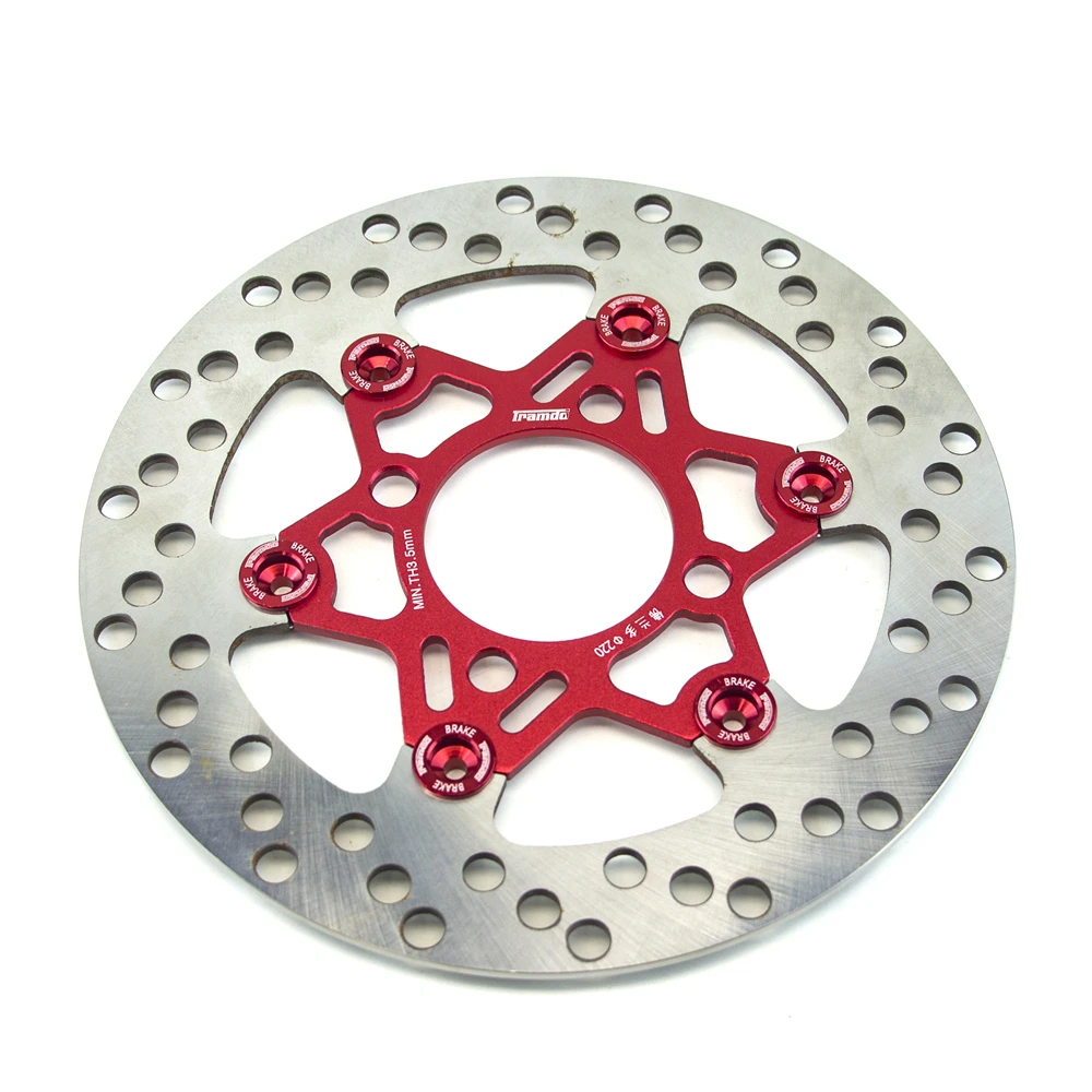 220MM-55MM 4 holes motorcycle brake disc rotor fit for honda msx125 (NON-ABS) or electric monkey bike m3 m5 m6