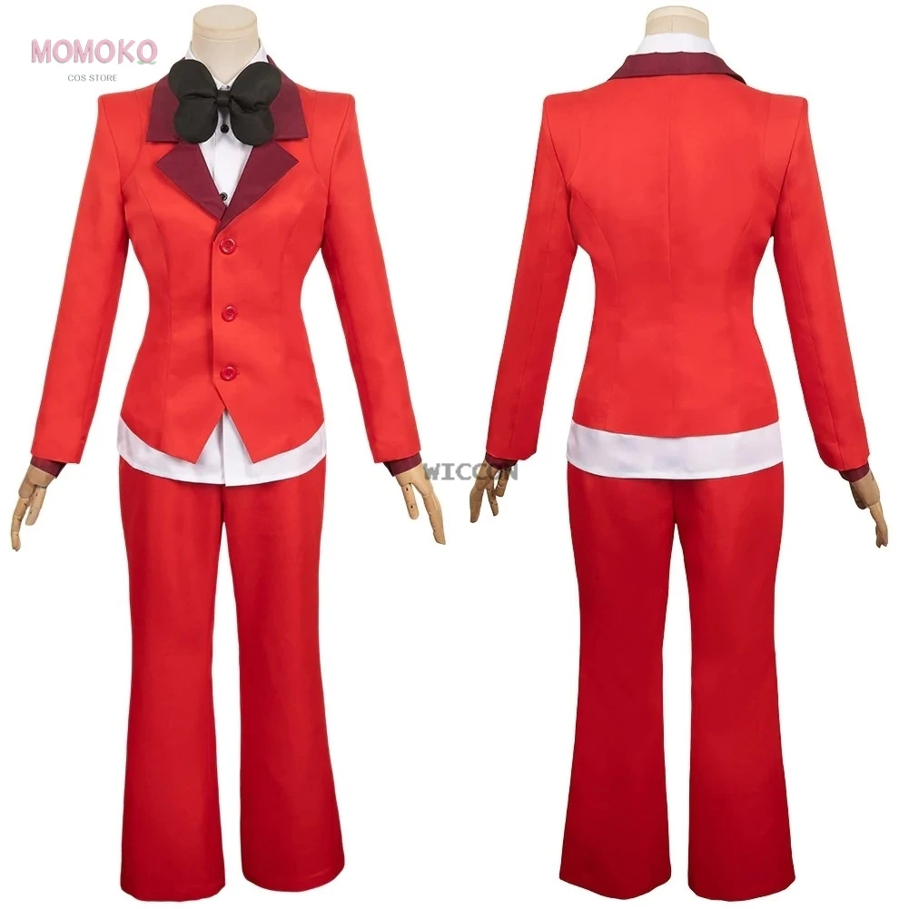 Anime Hazbin Cosplay Lucifero Hotel Uniformi Charlie Morningstar Costume Valentin Angel Dust Cosplay Vestiti Halloween Party Suit
