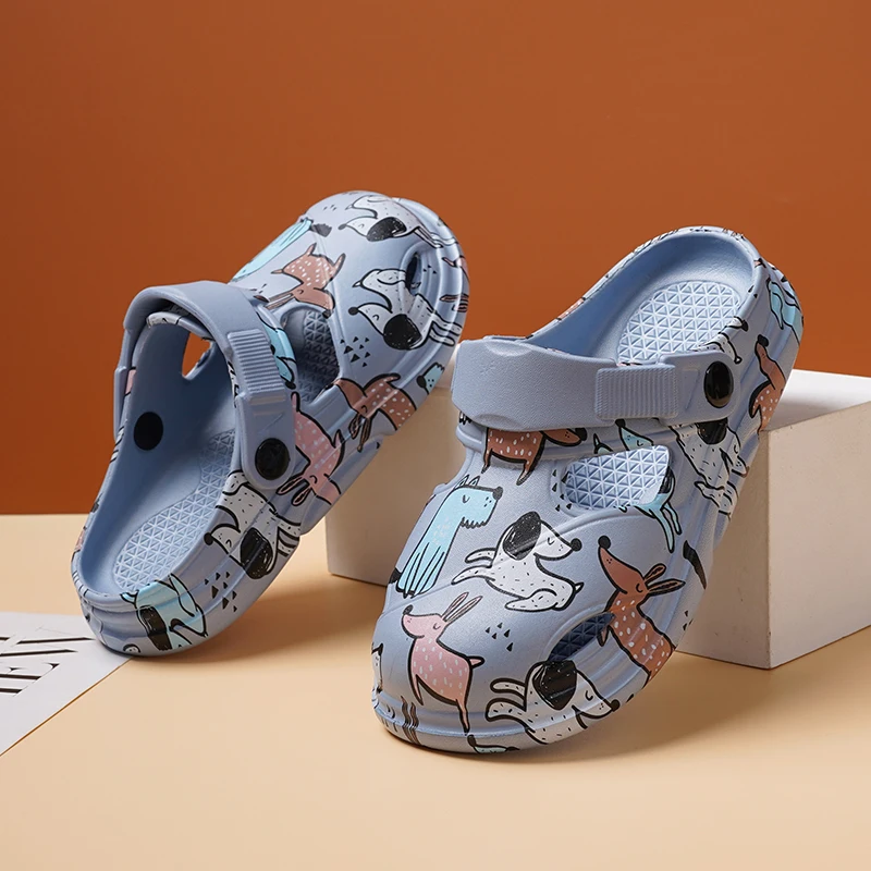 Kids Clogs Garden Shoes Children Summer Beach Shoes Outdoor Indoor Slides Soft girl boy Sandals