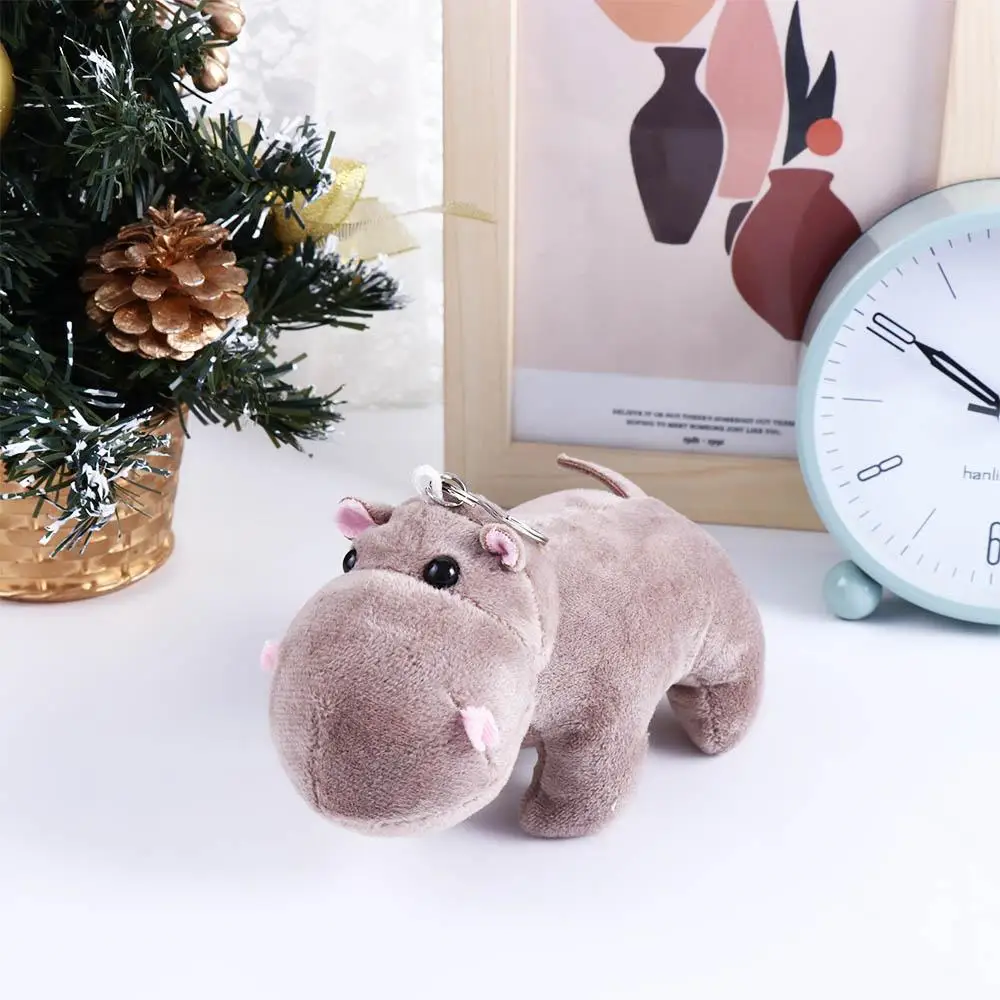 Backpack Keychain Tiger Jungle Brother Elephant Animal  Stuffed Animal   Keychain Stuffed Doll Keychain