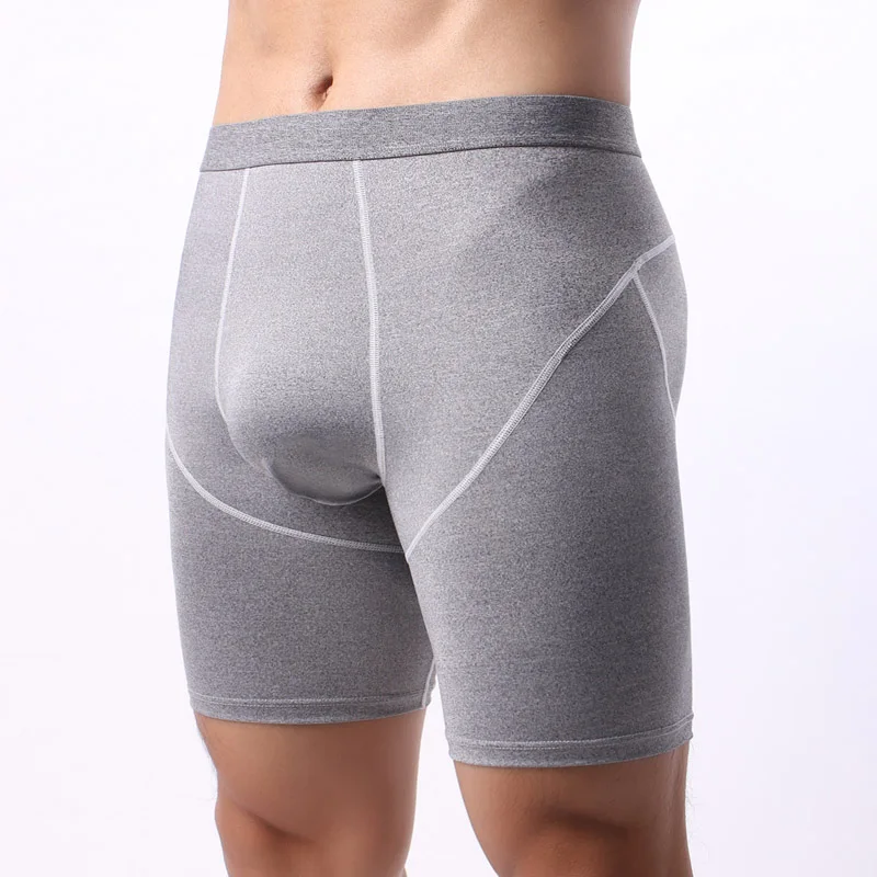 

Боксеры мужские с U-образной формы, пикантное нижнее белье, длинные штаны, спортивные шорты, повседневная одежда, внутреннее белье