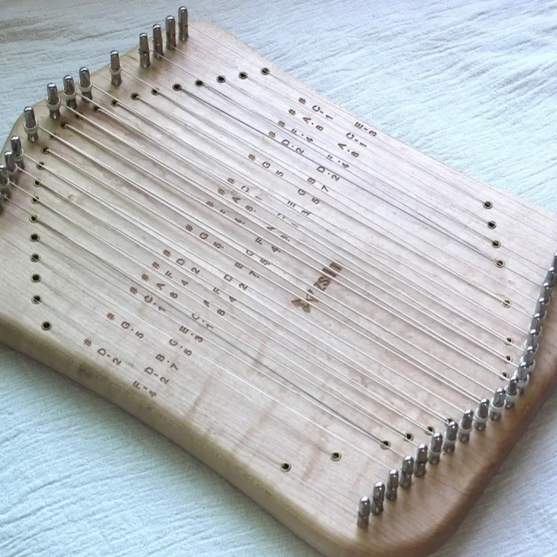 String Chromatic Thumb Harp Easy Learn Portable Thumb Piano Beginner Practice Unique Design Musical Stringed Instruments