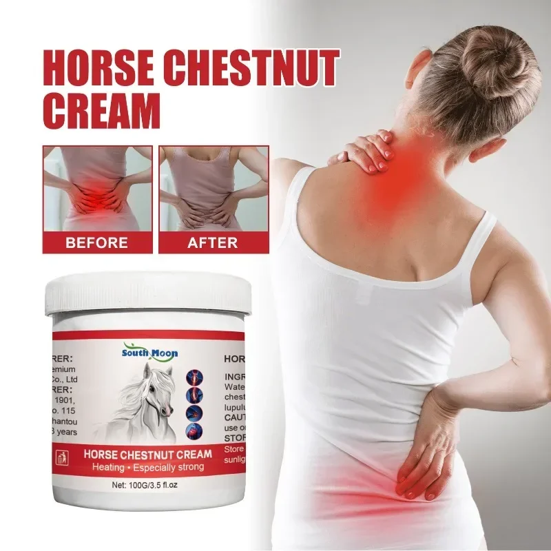 Horse Chestnut Pain Relief Cream Cervical Spine Joint Lumbar Disc Herniation Shoulder Neck Knee