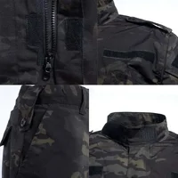 Outdoor Camo Male Uniform Tactical Jacket Special Force Training Clothes Safari Suit Pants Wear Resistant Hunting Clothes 2