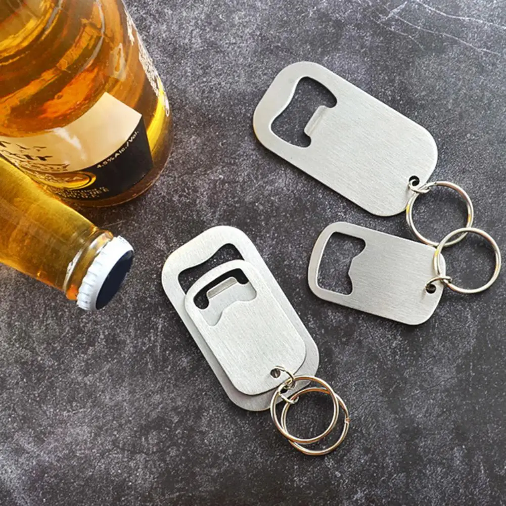 

Bottle Opener High Hardness Manual Labor-saving Keychain Multi-purpose Beer Opener for Home