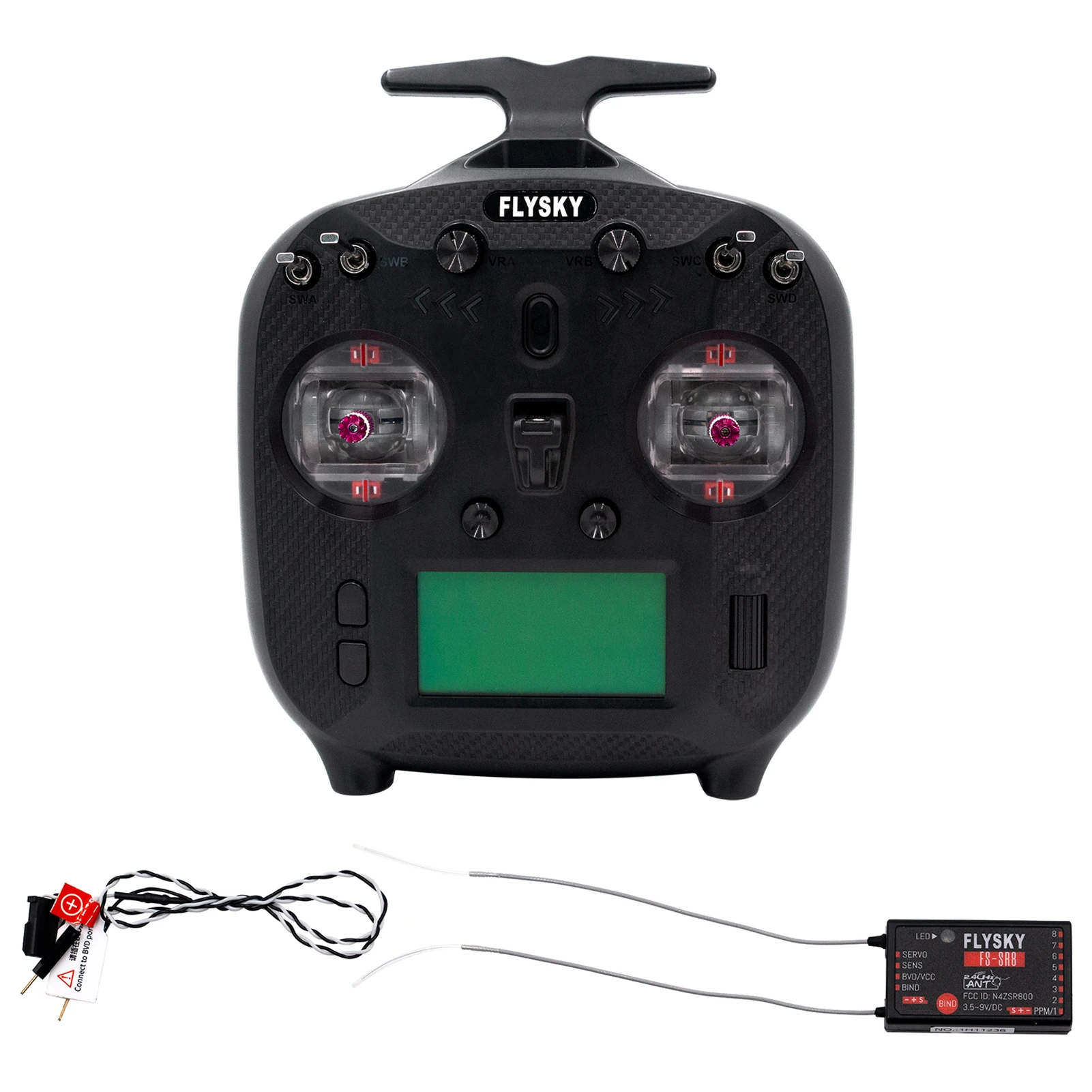 FLYSKY FS-ST8 RC ۽ű, FS-SR8 ű  ANT , 2.4GHz , 8CH, 1000m   Ÿ