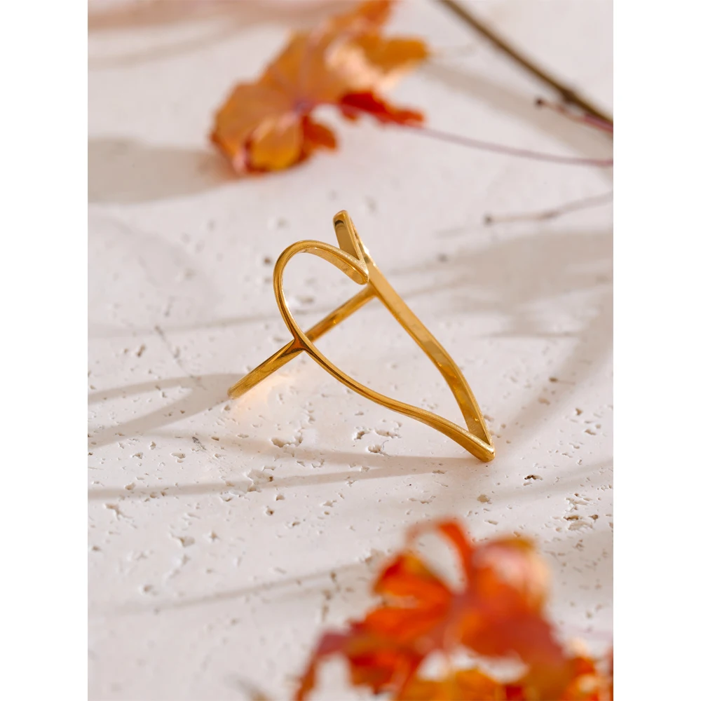 Yhpup Ring Stainless Steel Fashion