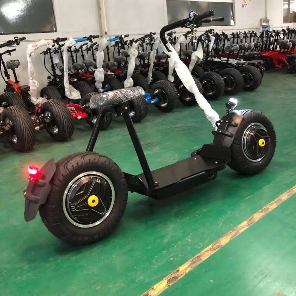 Fat Tyre Model KB018 High Quality 1500w 12AH/20AH Citycoco With Removable Battery Electric Scooter