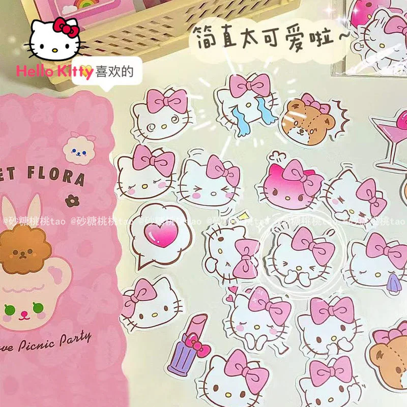 40pcs Cartoon Animals Heart PET Stickers Diary Mobile Decorative Sticker DIY 