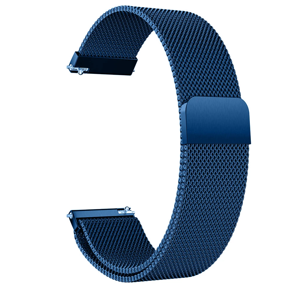 Versatile Milanese Loop Metal Strap - 18mm, 20mm, 22mm Adjustable Band Bracelet