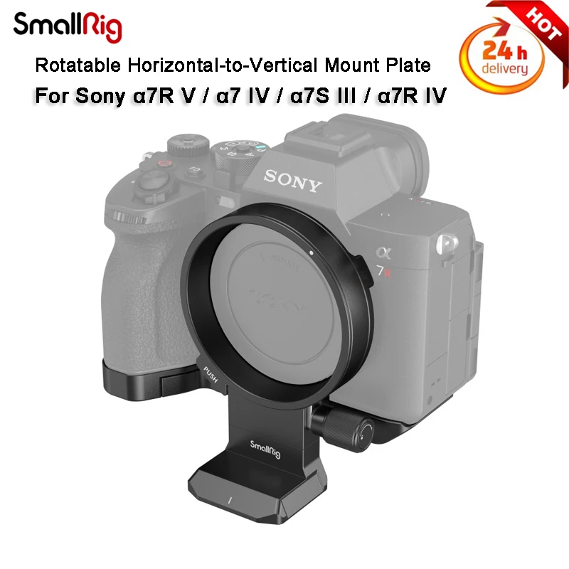 Accessorio Smallrig 4148 Kit Piastra Di Montaggio Orizzontale-Verticale Girevole Per Sony Alpha Alpha Alfa 7R V/Alpha 7 Iv/Alpha 7S Iii/Alpha 7R Iv