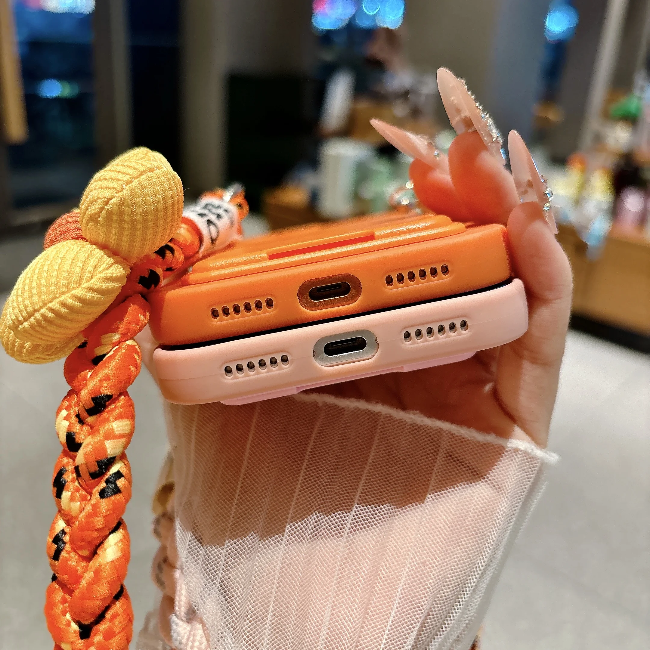 Floral Crossbody Lanyard 3D Wallet Phone Case