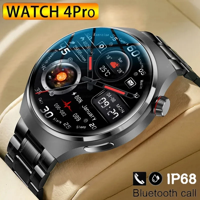 

Смарт-часы для Huawei GT4 Pro мужские, GPS, Bluetooth, IP68