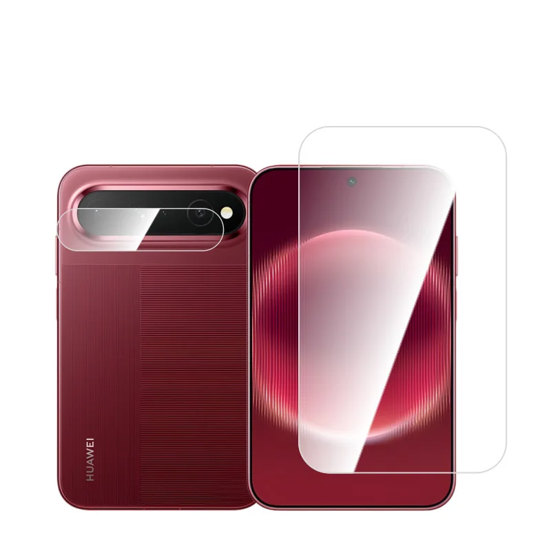 Enhanced Screen and Camera Lens Protector - Full Cover Tempered Glass Protective Film