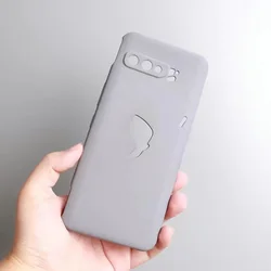 Premium Matte Silicone Protective Case - Sleek and Durable Cover for Zen 8 Flip ZS672KS (GRAY)