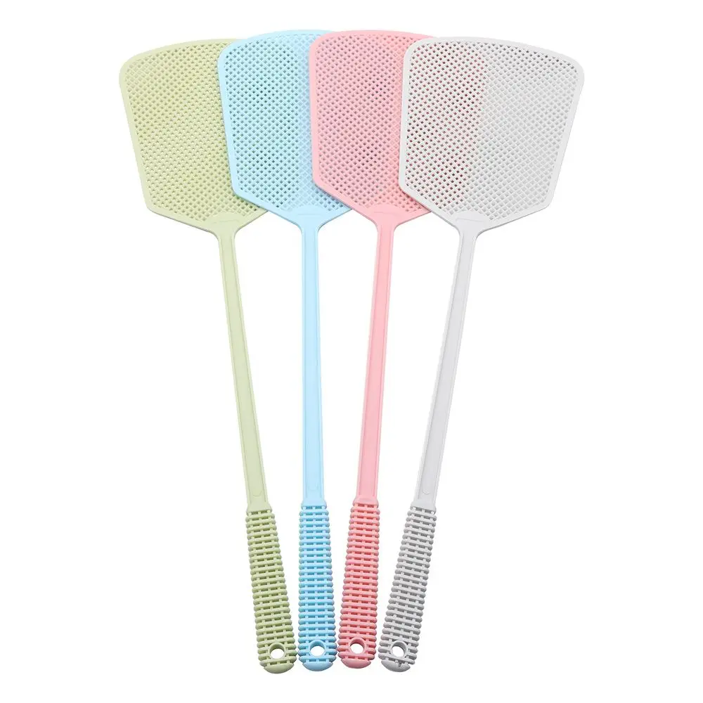 Fly Swatter Insect Killer Mosquito Wasp Long Handle Pest Bat Tool Summer Plastic Insect Mosquito Killer Tool 1PC Random Color