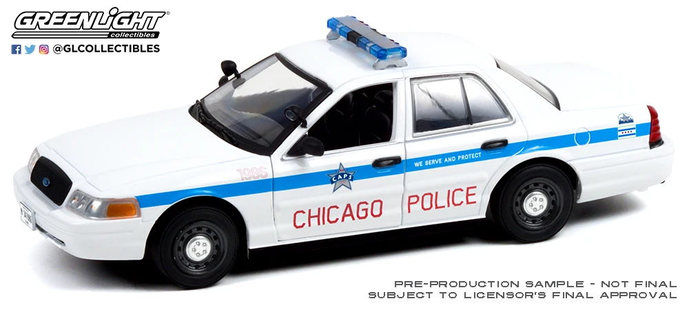 1:24 2008 CROWN VICTORIA POLICE INTERCEPTOR High Simulation Alloy