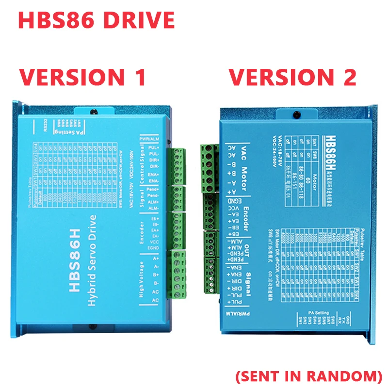 86 스테퍼 모터 드라이브 Nema 34 서보 모터, 86HSE8.5N + HBS86H/HBS86HD/DL86 폐쇄 루프 스텝 모터, 8.5NM 하이브리드 폐쇄 루프 2 상