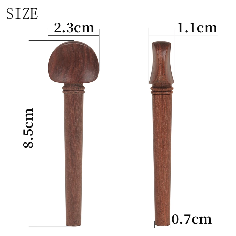 12 개/대 Oud String Pegs 마호가니 에보니 고품질 Oud 류트 튜닝 샤프트 교체 부품 악기 액세서리