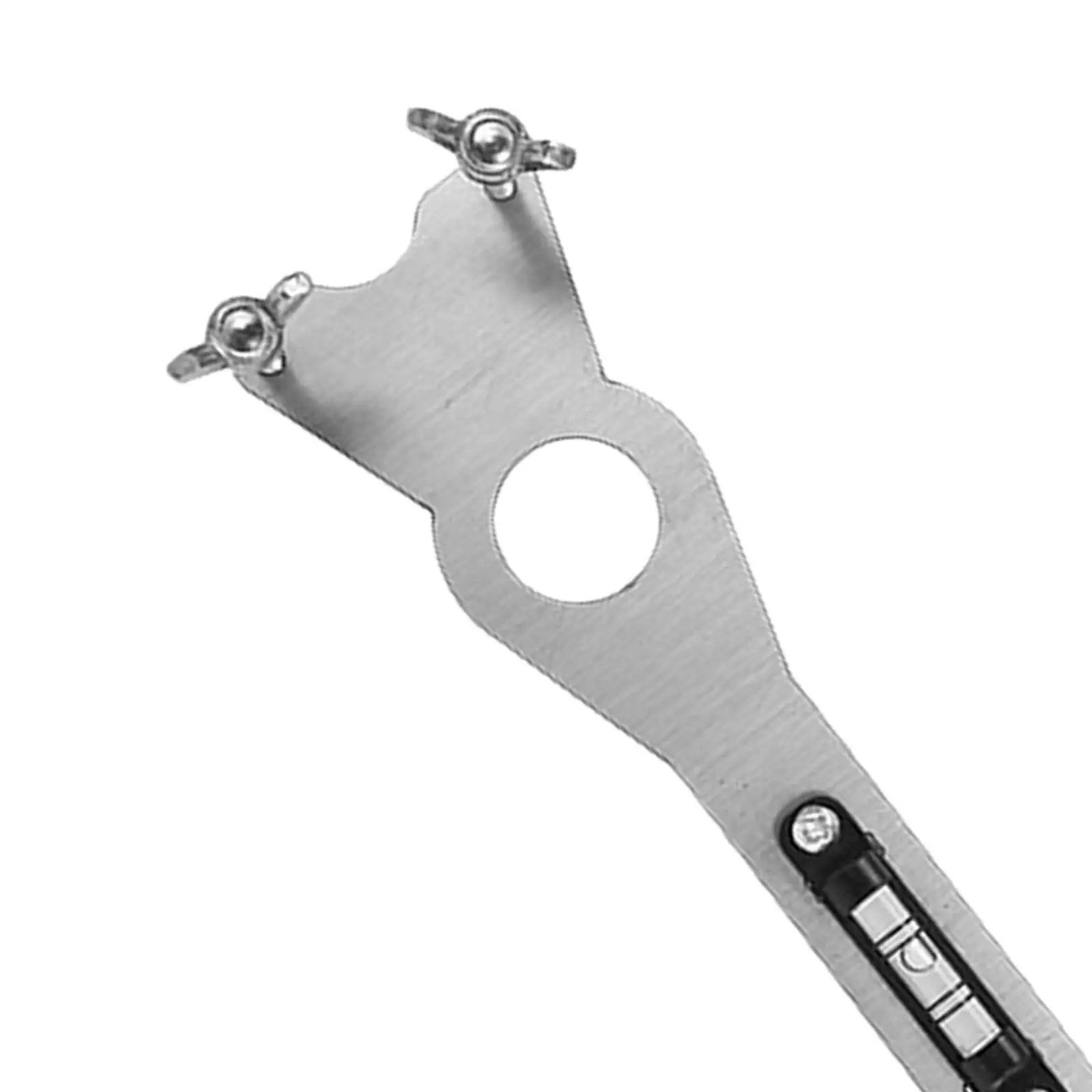 Multifunctional Bathroom Wrench Hot and Cold Water Leveler Stainless Steel Bathroom Distance Measuring Tool for Toilet