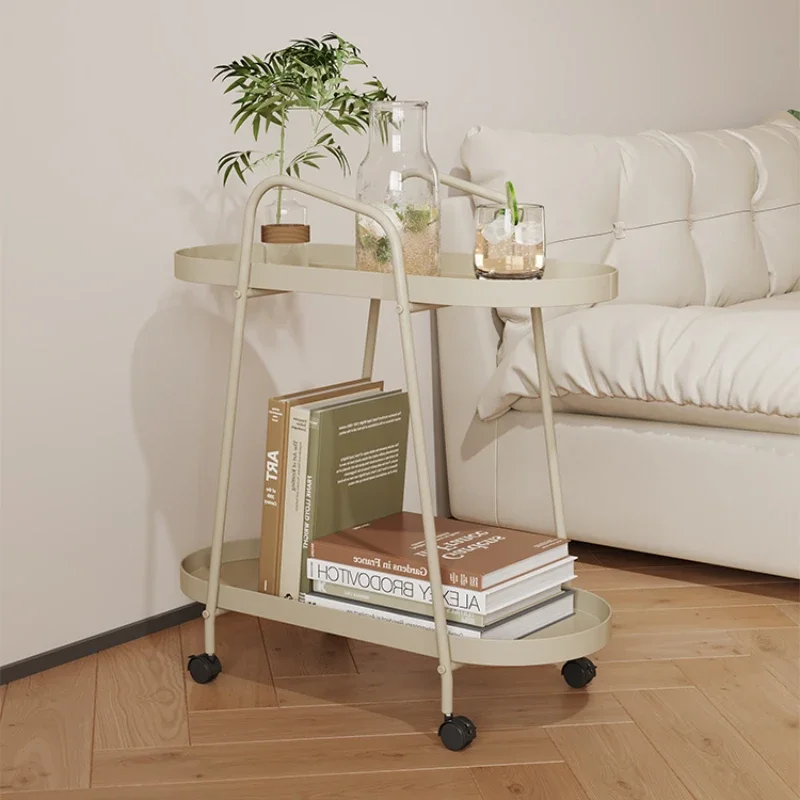 

Green Plant Stand for Living Room 2-Layer Flower Stand Convenient Mobility Paint Baking Process for Durability Enhances Indoor