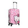 Hello Kitty Suitcase Cover Holiday Fun Cartoon Animal Customized Any Color Luggage Case Travel Protector 3