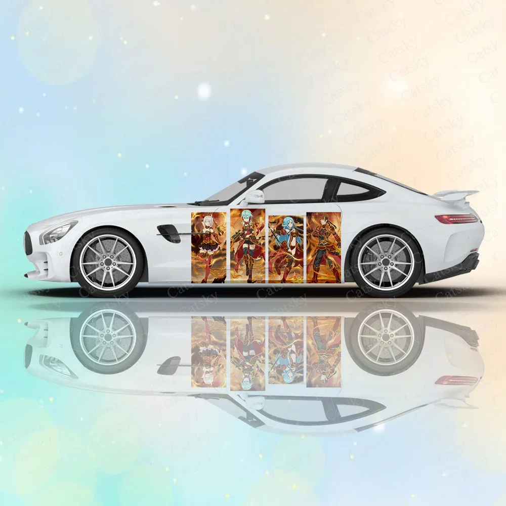 

Sword Art Online Anime Memory Defrag Design Car Body Stickers Anime Itasha Vinyl Car Side Decal Sticker Anime Car Body Sticker