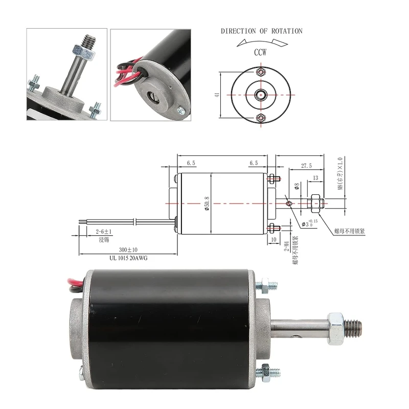 suporte, ímã permanente, DIY, gerador, CW, CCW, XD-3420, 30W, 12V, 24V