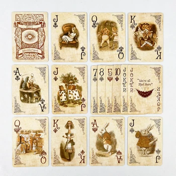 Retro Paper Playing Cards, Poker Cards Vintage Style Poker Card for Game Party 1