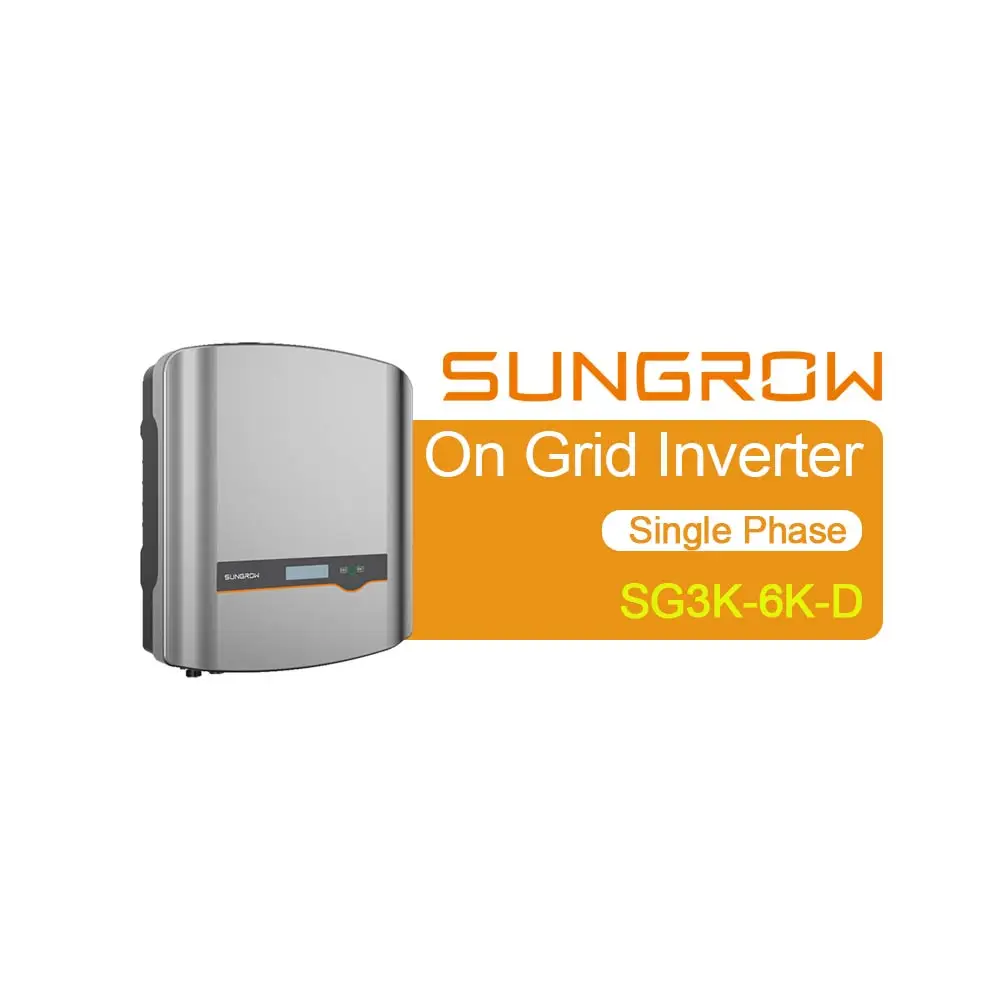 Sungrow On Grid Monofase 3000W 4000W 4600W 5000W 6000W 3Kw 3.6Kw 4Kw 5Kw 6Kw Inverter Solare Stringa Residenziale