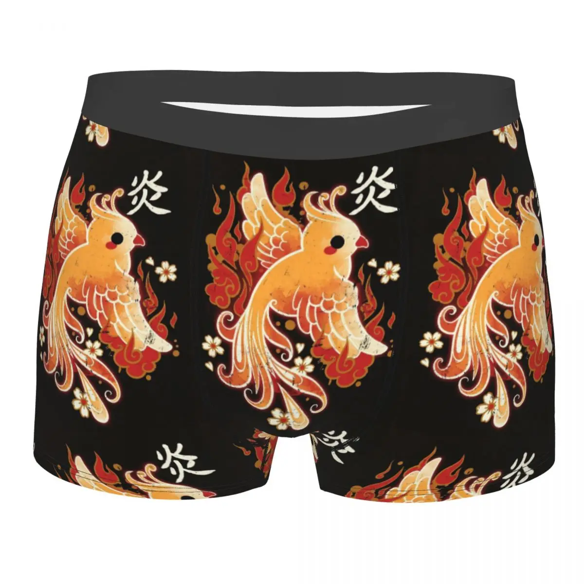 

Трусы-боксеры Phoenix Kawaii мужские, пикантное нижнее белье в тату-стиле, шорты