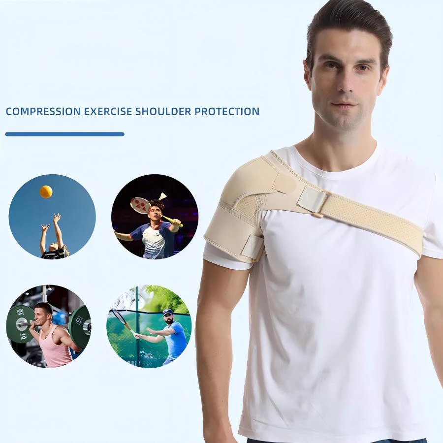 Premium Shoulder Brace | Support & Compression Sleeve Wrap for Stability and Recovery