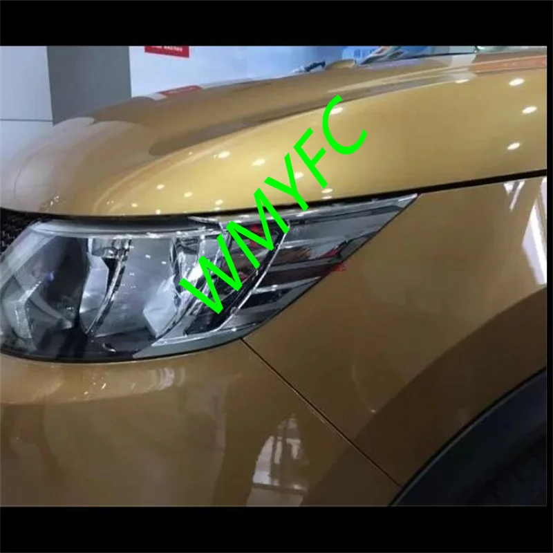 

Аксессуары подходят для 2014, 2015, 2016, NISSAN QASHQAI J11, Хромированная передняя головка, лампа, Накладка для бровей, ободок, украшение, веко
