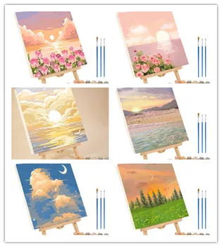 Flower Paint By Numbers Kit 1