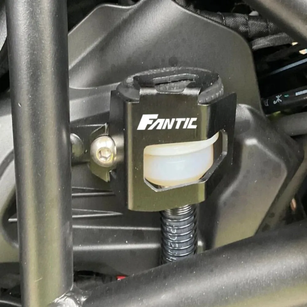 Per Fantic Caballero Scrambler 125 Deluxe Moto Posteriore Freno Liquido Serbatoio Coperchio Di Protezione Accessori Di Protezione In Alluminio