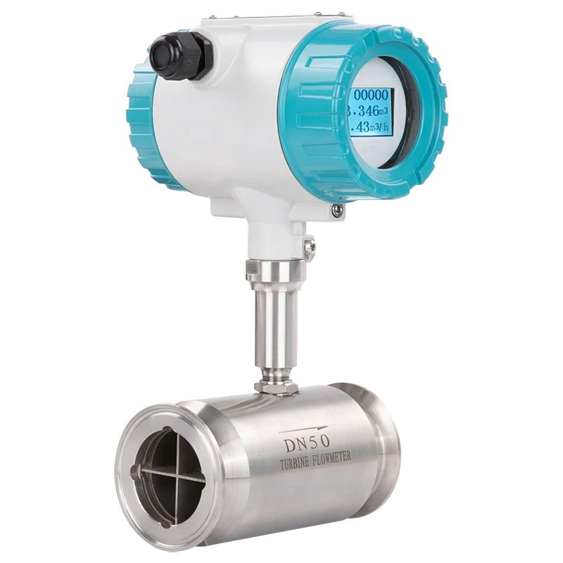 Pure water liquid turbine flow meter liquid flowmeter beer measurement