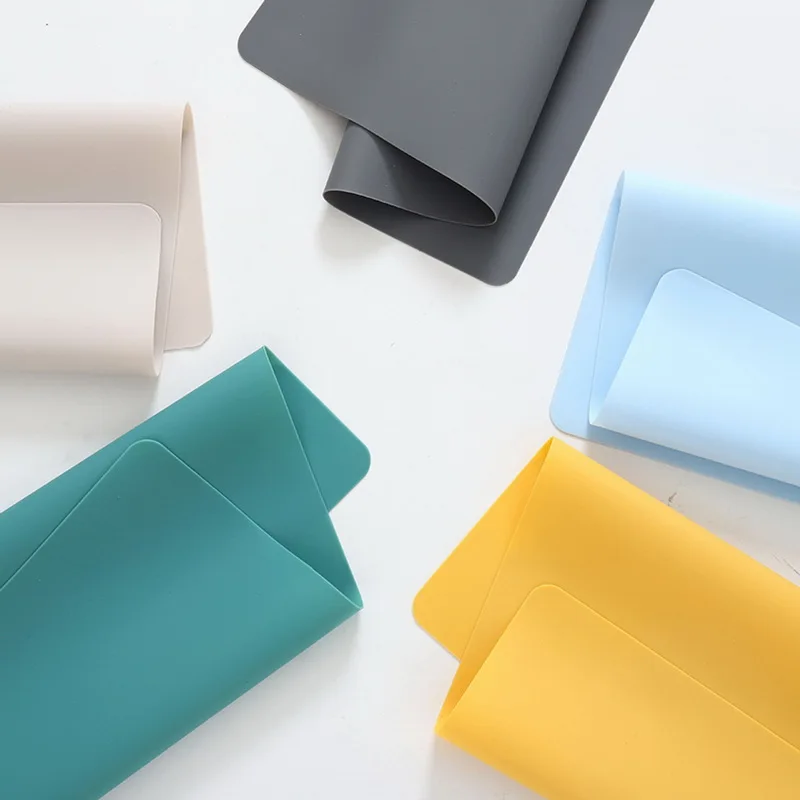 60/40cm Silicone Waterproof Placemat Table Mat Heat Insulation Anti-Skidding Washable Dining Mats For Kitchen Counter Protector