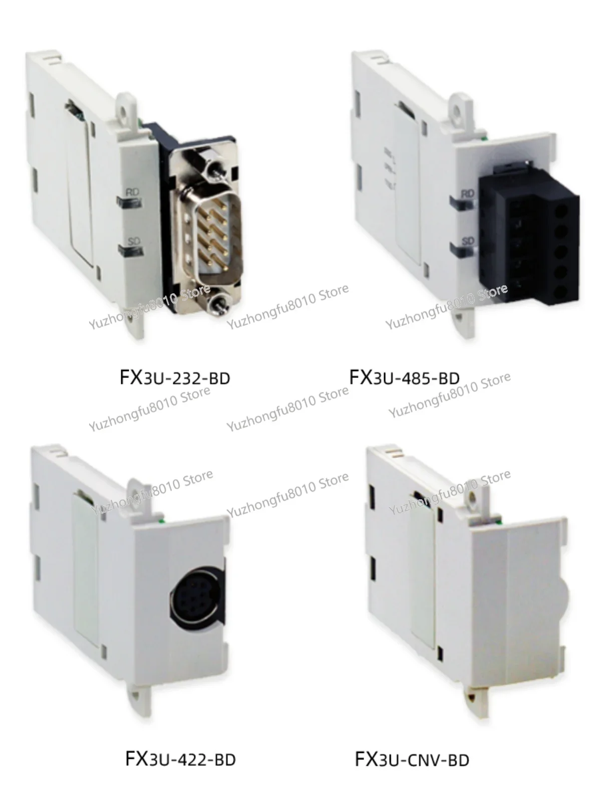 FX1S FX1N FX2N FX3U-485-BD Communication Board 422 232 Expansion Board CNV-BD