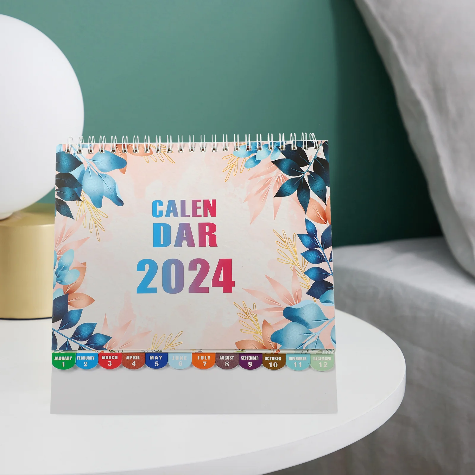 

Office Calendar Household Desk Calendar Daily Use Monthly Decorative Standing Calendar Office Accessory (American Version)