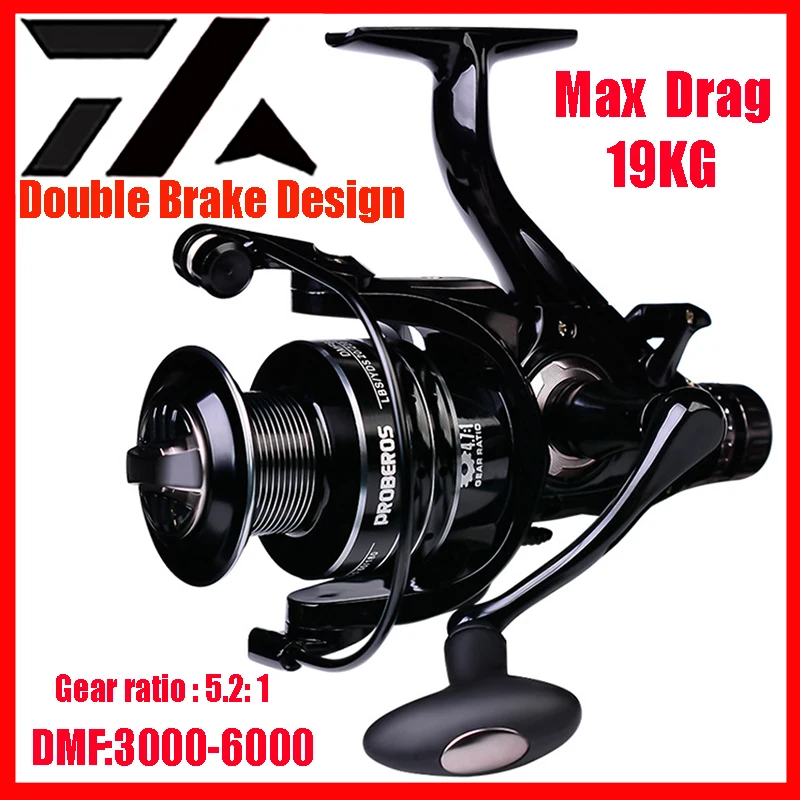 2021 New 19KG Max Drag Double Brake Design Fishing Reel Super