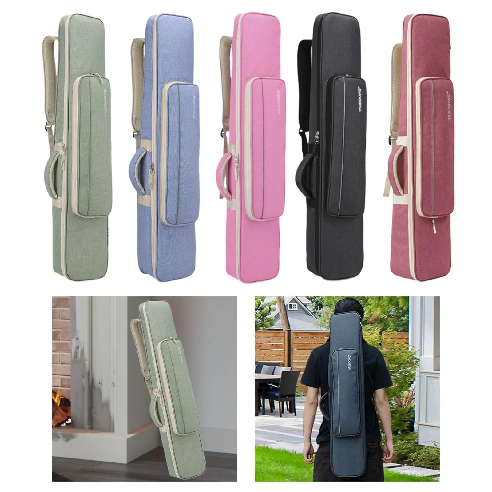 Erhu Bag Erhu Carrying Case Gig Bag Pocket for Chinese Violin Musical Instrument Show