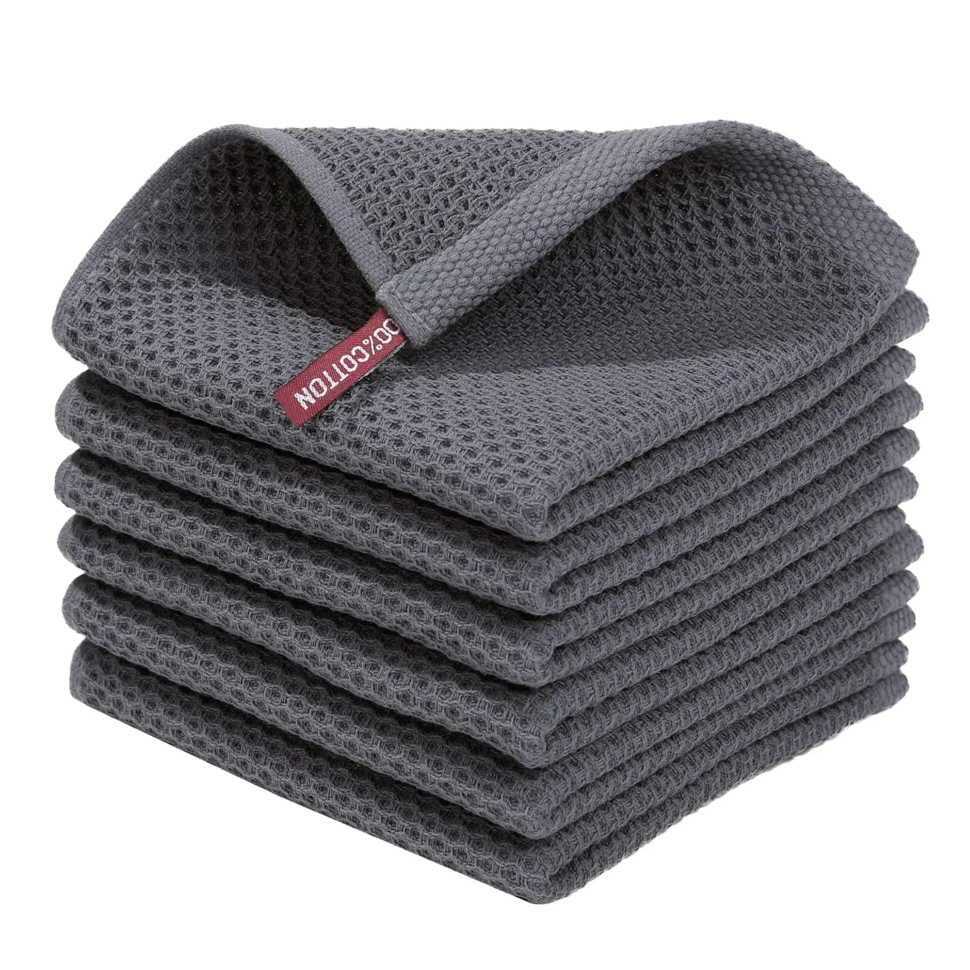 

Waffle weave dishwashers kitchen towels hand dishwashers are perfect for home cooking and cleaning towels, 12x12 inches