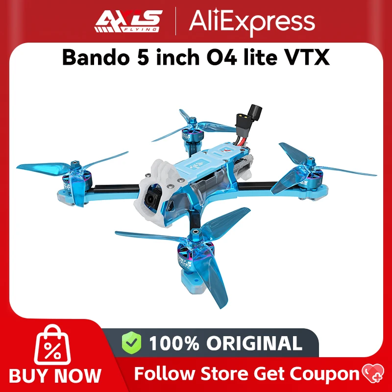 Axisflying Bando 5 inch FPV O4 Lite Dual 4268 H743 Pro FC BANDO 2207.5 1960KV (6S) True X Sturdy Racing Drone Freestyle GPS thumbnail 2