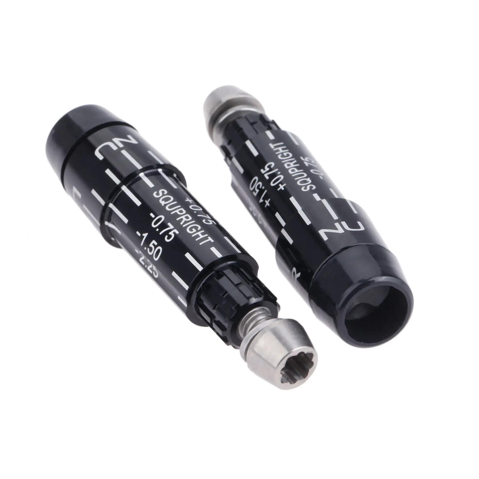 Reemplazo de la manga del adaptador del eje de Golf, accesorio de aluminio negro, personalizado, para la punta de madera del conductor, XL 588, 0.335