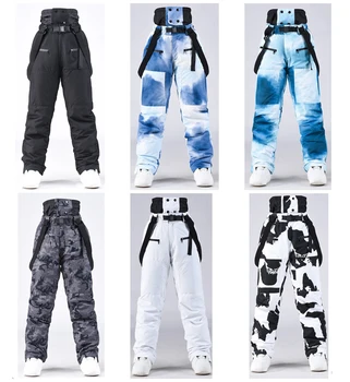 Windproof Outdoor Sport Trousers for Men and Women, Alpine Overalls, Waterproof Ski Pants, Warm Overalls, Big Ski Pants, Mountai 2