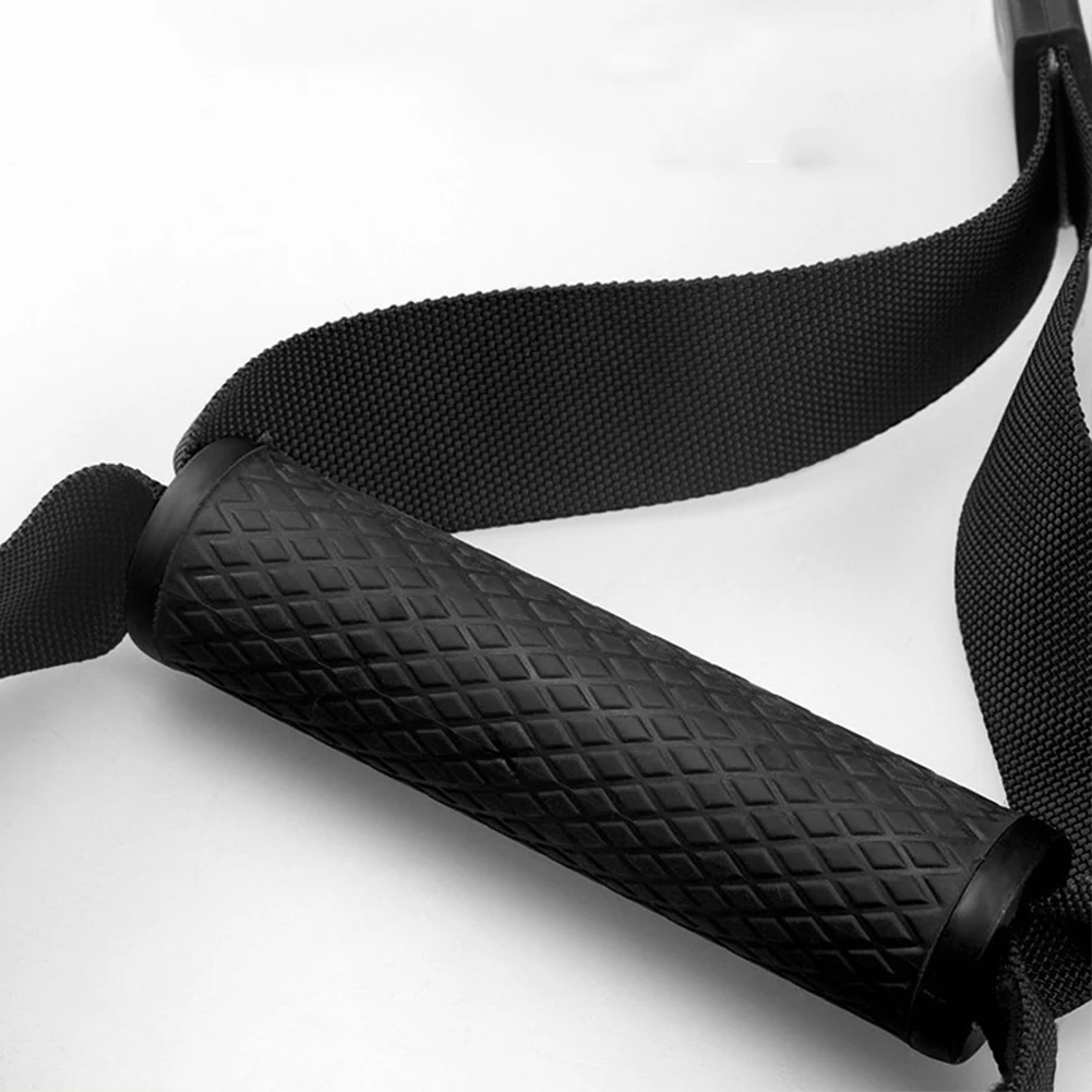 Home Suspension Trainer System Resistance Trainer Exercise Straps with Handles Multi-Function For Home Gym Full-Body Workout Resistance Strap Suspension Training Strap
