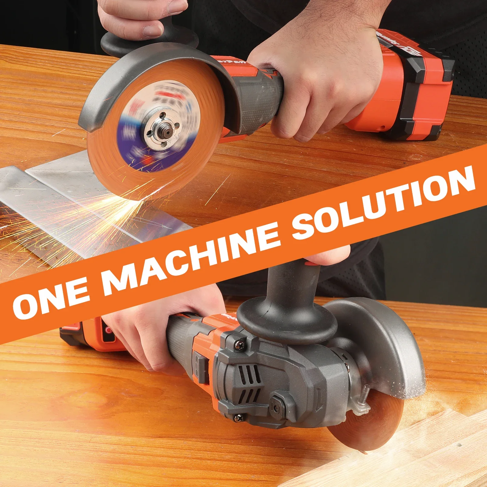 Universal Power Tools Grinder Tool Wireless Power Tools Electric Trimmer Grinder Brushless Sander Angle For MAKITA Batteries