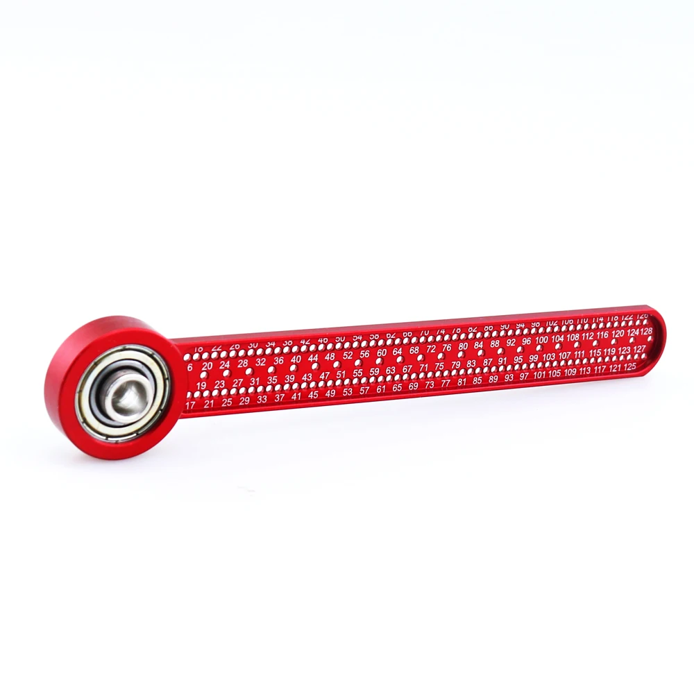 Portable Aluminum Alloy Drawing Compass Hole Ruler Woodworking Tool Design Drawing DIY woodworking ruler woodworking gauge scribing tool