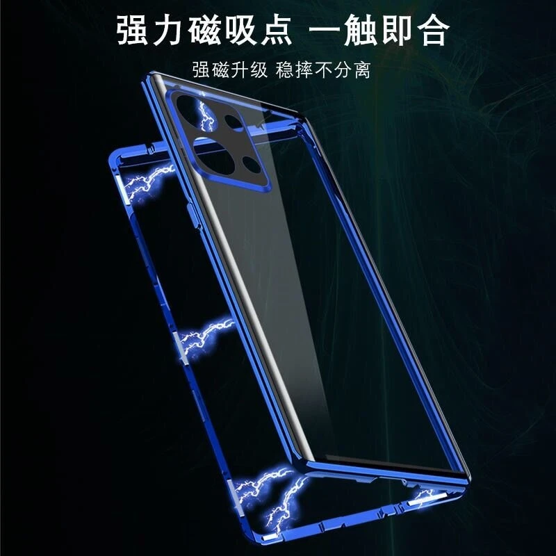 Custodia Magnetica 360° HFICY Per OnePlus Nord 3 5G – Cover Bifacciale In Vetro Temperato